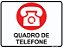 Placa Quadro de Telefone - Imagem 1