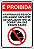 Placa Proibido Entrar com Capacete - Imagem 1