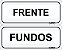 Kit de Placas Frente e Fundo - Imagem 1