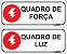 Kit de Placas Quadro de Força e Quadro de Luz - Imagem 1