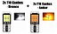 Kit 4x Lampadas Led T10 Pingão 4014 Cambus 10w 12v - Premium T10 2x Branca + 2x Ambar - Imagem 2