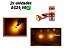 01 Par Lâmpada Pingo T10 18 Leds Canbus 6500k Envio Imediato T10 Canbus Laranja - Imagem 2