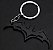Chaveiro Emblema Tuning Batman 3d Metal - Envio Imediato Preto - Imagem 2