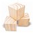Kit com 10 Cubinhos de Madeiras 6,5x6,5 cm - Imagem 1