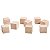 Kit com 10 Cubinhos de Madeiras 6,5x6,5 cm - Imagem 5