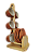 Suporte Para 6 Xícaras e Pires - Imagem 1