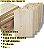 Kit Placas de Madeira Pinus 20x14x2 - Imagem 6