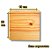 Kit Placas de Madeira Pinus 20x19x2 - Imagem 2