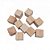 Cubos de Madeira 6,5 x 6,5 Diversas Quantidades - Imagem 5