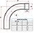 CURVA 90° PTA/BSA SOLDÁVEL IRRIGA-LF 35 CB TIGRE - Imagem 2