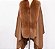 Poncho Cashmere e Pele - Imagem 5