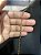 CORRENTE CADEADO QUINA 3,5MM BANHADO A OURO 18K - Imagem 2