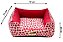 Cama Quadrada para Cachorro ou Gato Luppet Vermelho Joaninha - Imagem 2