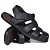 Sandália Papete Masculina de Couro Preto - Imagem 3