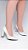 Sapato Scarpin Salto Quadrado Verniz Off White - Imagem 10