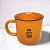 Caneca Zaro Café Laranja com borda preta 200ml - Imagem 2