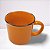 Caneca Zaro Café Laranja com borda preta 200ml - Imagem 4