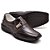 Sapato Conforto Couro Masculino Marrom - Imagem 1