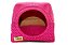 Cama Iglu e Toca Para Cachorro Luppet Rosa Poa Tamanho:M - Imagem 5