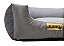 Cama Quadrada para Cachorro ou Gatos Super Luxo Luppet Cinza Tamanho:G - Imagem 5