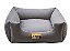 Cama Quadrada para Cachorro ou Gatos Super Luxo Luppet Cinza Tamanho:G - Imagem 8