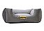 Cama Quadrada para Cachorro ou Gatos Super Luxo Luppet Cinza Tamanho:G - Imagem 3