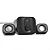 Caixa de som 2.1 Speaker USB-A e Conector 3.5mm Subwoofer 5W - Preta - HP - Imagem 1