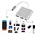 Adaptador 3 em 1 - Tipo C / HDMI / USB-A 3.0 - Type C - Verde - Imagem 3