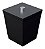 Lixeira Para Banheiro Cozinha Linha Black Premium Cesto 6,5l - Imagem 1