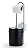 Suporte Porta Papel Higiênico Com Lixeira 5l Tampa Inox 2518 - Imagem 1