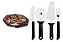 Kit Para Pizza Tramontina De Aço Inox Com Cortador 14 Peças - Imagem 4