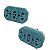 Kit 05un adaptador de tomada benjamin 10a e 20a - Imagem 3