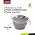 Secador De Salada E Verduras Centrífuga Manual 4 Litros Nf - Imagem 2