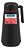 Bule Garrafa Termica 750ml Tramontina Aço Inox Preto - Imagem 1