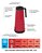 Bule Termico Tramontina Exata Em Aço Inox Vermelho 300 Ml - Imagem 2