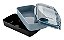 Marmita Lunch Box Cinza Com Preto Electrolux Com Divisoria - Imagem 4