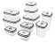 Conjunto 10 Potes Herméticos Com Tampa Easy-open Electrolux - Imagem 2