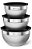 Conjunto De Bowls Tigelas Inox Com Tampa Plástica Electrolux - Imagem 1