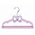 Cabide Infantil Veludo Rosa Laço 20pcs - Imagem 2