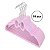Cabide Infantil Veludo Rosa Laço 50pcs - Imagem 1