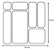 Kit 7 Organizador Modular Gaveta Armário Acrílico Variados - Imagem 6