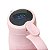 Garrafa Térmica Com Termômetro Led Mede Temperatura - Rosa - Imagem 2