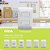 Kit Com 4 Conjunto Interruptor Paralelo Duplo C/ Placa Aria - Imagem 2