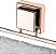 Toalheiro Lavabo Porta Toalha Rosto 25cm Rose Gold Ventosa - Imagem 2