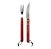 Conjunto De Churrasco Cozinha Faca E Garfo Inox - Talberg - Imagem 1