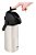 Garrafa Térmica De Água Café Inox 1.9 Litros Com Alavanca - Imagem 1