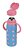 Garrafa Garrafinha Termica Infantil Baby 450ml Unicornio Mor - Imagem 3