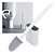 Kit 2 Escovas Silicone Vaso Sanitário Base Banheiro Lavabo - Imagem 2