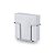 Kit 10 Porta Guardanapos De Mesa Prata Aço Cromado Future - Imagem 3