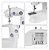 Mini Máquina De Costura Reta Portátil Branca 110v/220v - Imagem 9